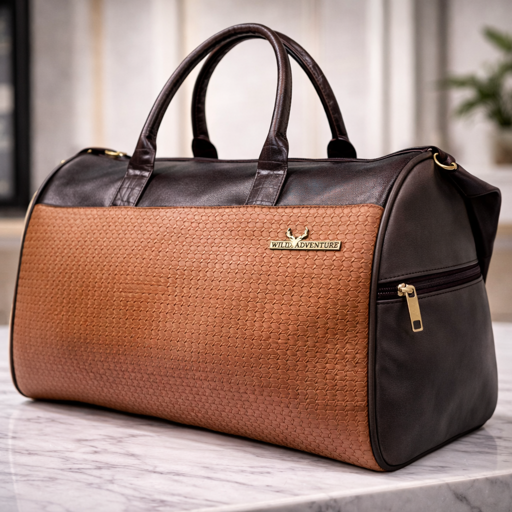 Tan leather bag